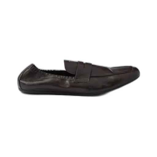 Shuffle Antiqued Leather Loafers