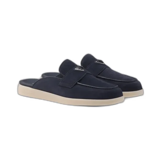 Suede Mules