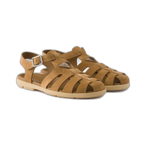 Suede Fisherman Sandals