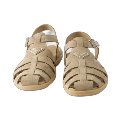 Suede Fisherman Sandals