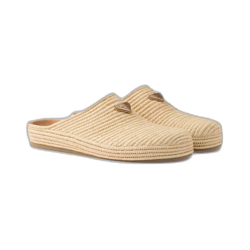 Raffia Mules