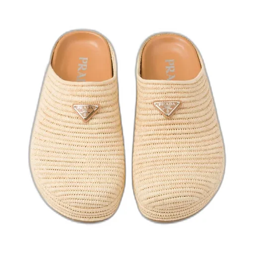 Raffia Mules