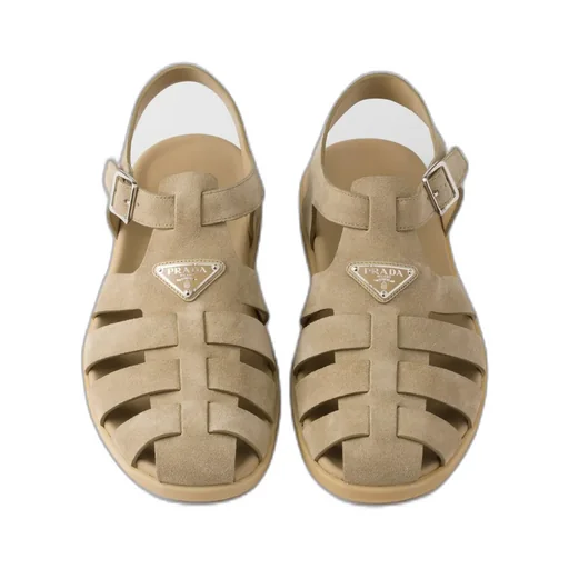 Suede Fisherman Sandals