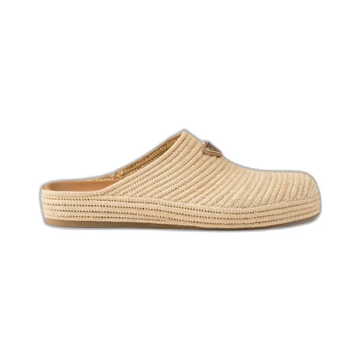Raffia Mules