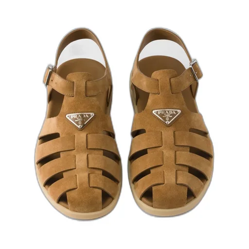 Suede Fisherman Sandals
