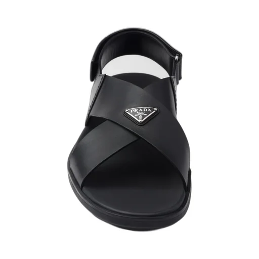 Crisscross Leather Sandals
