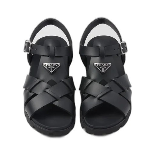 Crisscross Rubber Sandals
