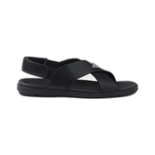Crisscross Leather Sandals