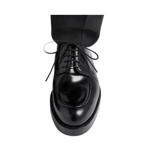 Brushed Leather Derby Shoes