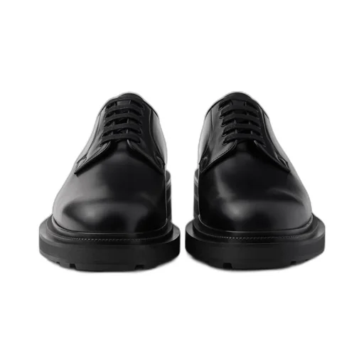 Brushed Leather Derby Shoes