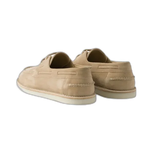 Bleached Suede Loafers