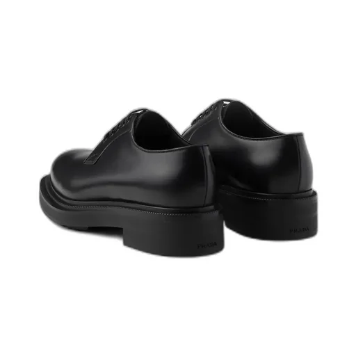 Brushed Leather Derby Shoes