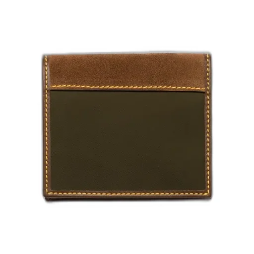 Re-Nylon And Leather Wallet