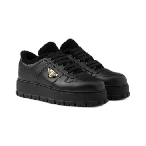 Leather Laced Sneakers