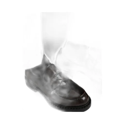 Chocolate Brushed Leather Loafers