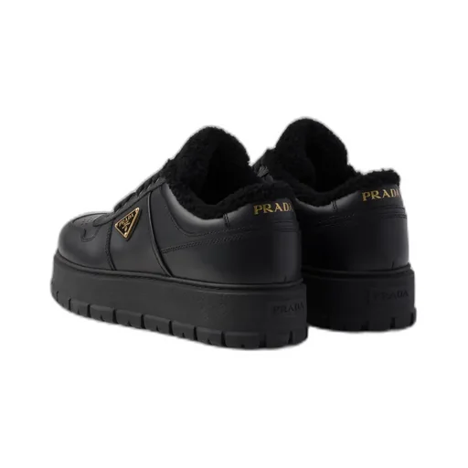 Leather Laced Sneakers