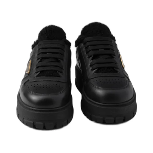 Leather Laced Sneakers