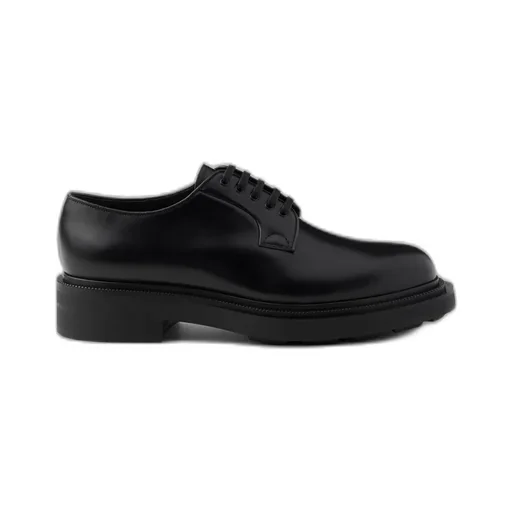 Brushed Leather Derby Shoes