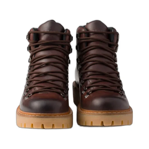 Laced Leather Booties