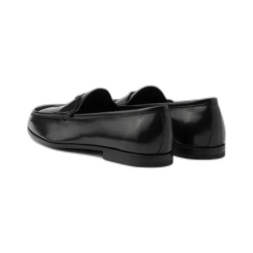 Brushed Leather Loafers