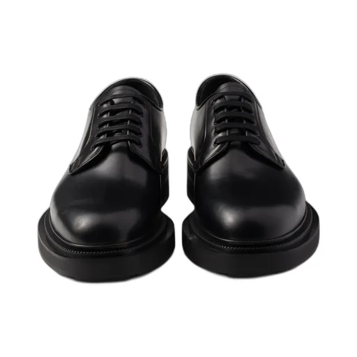 Brushed Leather Derby Shoes