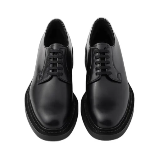 Brushed Leather Derby Shoes