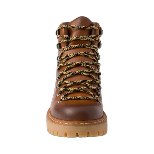 Laced Leather Booties