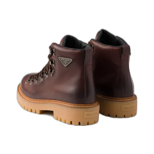 Laced Leather Booties