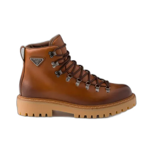 Laced Leather Booties