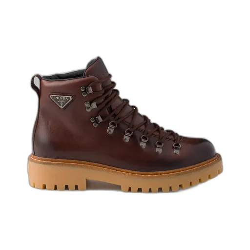 Laced Leather Booties