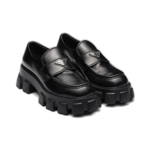 Monolith Brushed Leather Loafers
