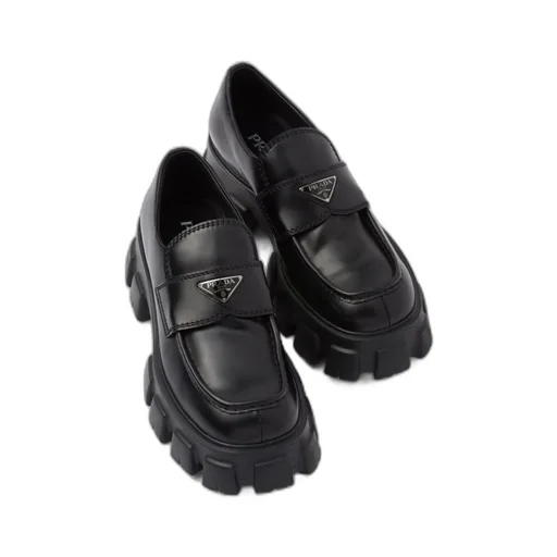 Monolith Brushed Leather Loafers