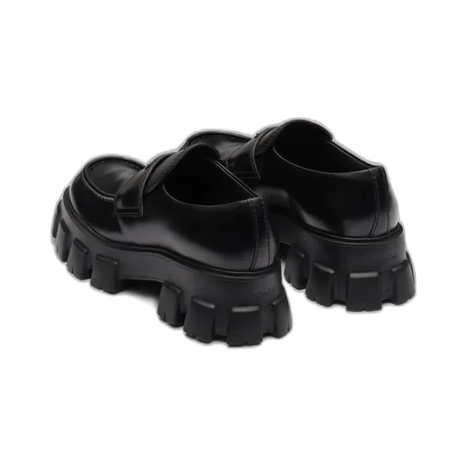 Monolith Brushed Leather Loafers