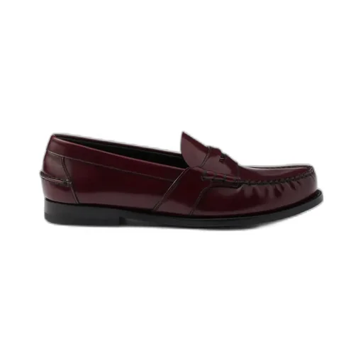 Brushed Leather Loafers