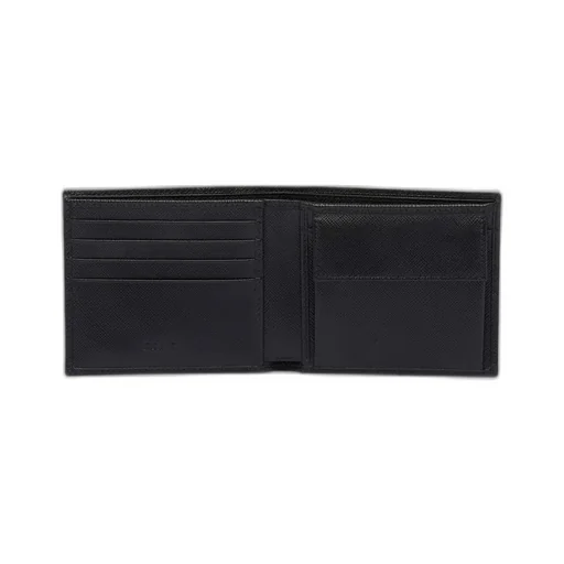Saffiano Leather Wallet With Coin Purse