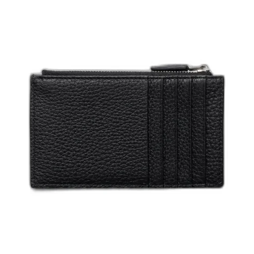 Zipper Leather Card Holder