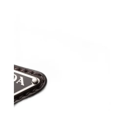 Re-Nylon And Leather Card Holder
