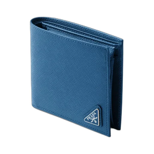 Saffiano Leather Wallet With Coin Purse