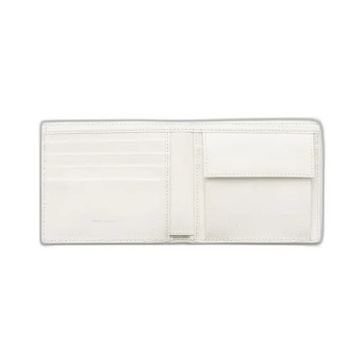 Saffiano Leather Wallet With Coin Purse