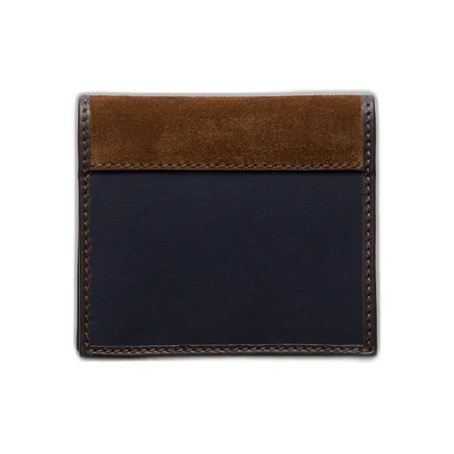 Re-Nylon And Leather Wallet