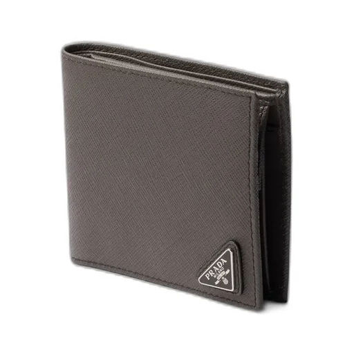 Saffiano Leather Wallet With Coin Purse
