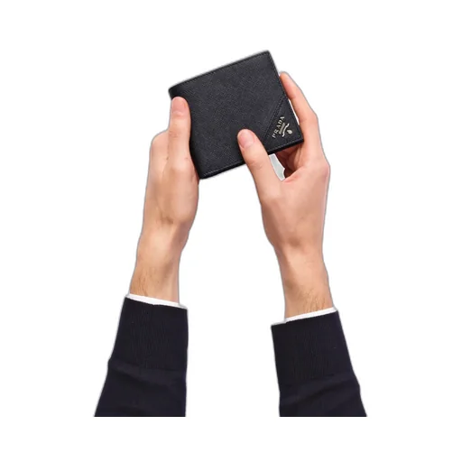 Saffiano Leather Wallet With Coin Purse