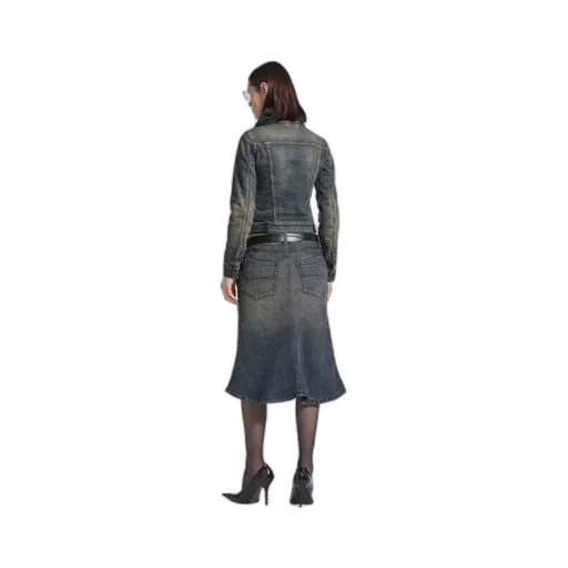 Godet Midi Skirt
