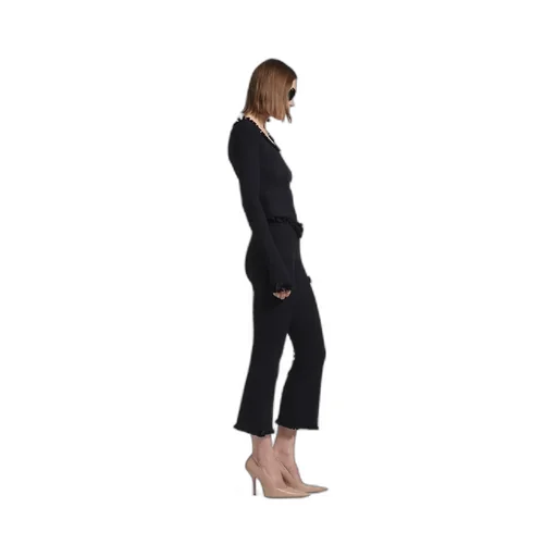 Flared Capri Pants