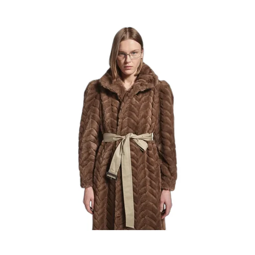 Animal-Free Fur Maxi Coat