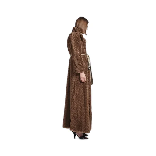 Animal-Free Fur Maxi Coat