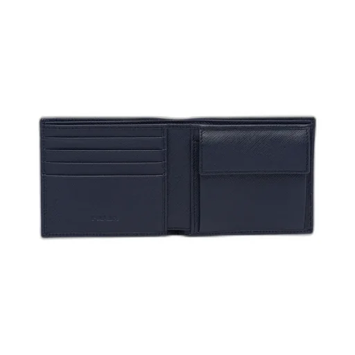 Saffiano Leather Wallet With Coin Purse