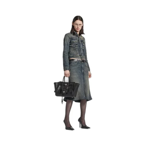 Ruched Denim Jacket