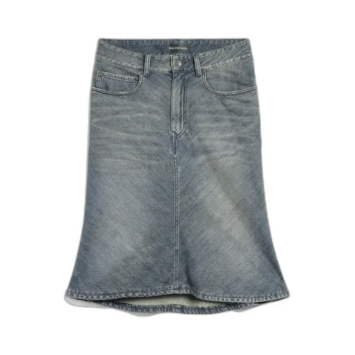Godet Midi Skirt