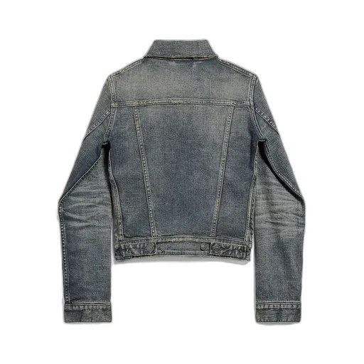 Ruched Denim Jacket